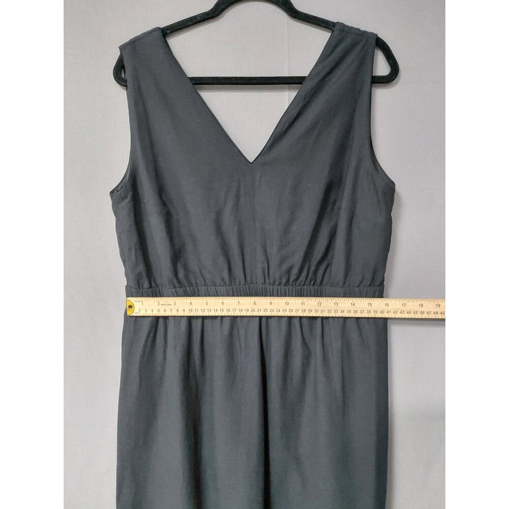 NWT ANN TAYLOR Black Knee Length Lightweight Dress Women Size 10 - Picture 9 of 12